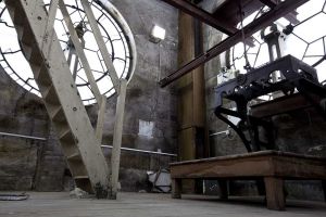 Clock Tower From Floor Level Two Faces June 15 2010 